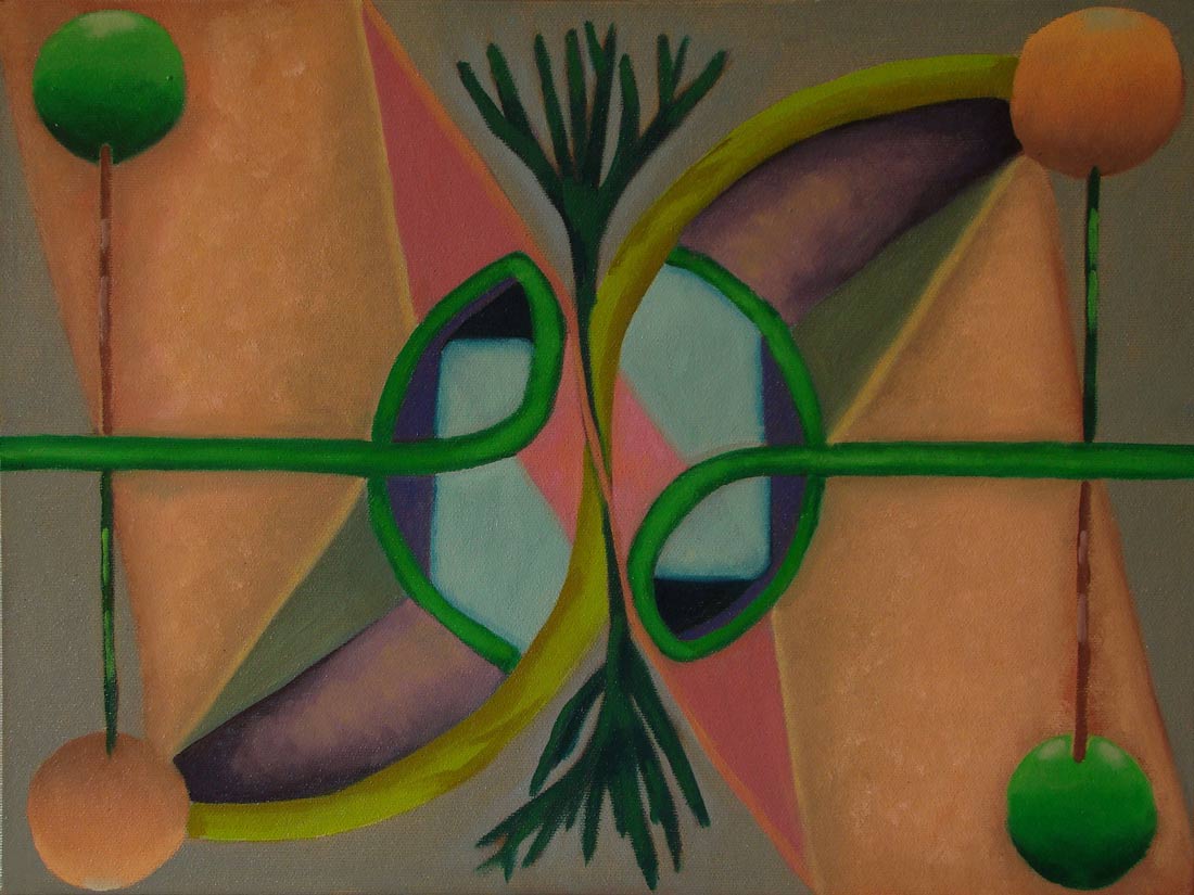 2022-4. Imagine 3.<br>30x40cm. Olieverf op canvas. </br>