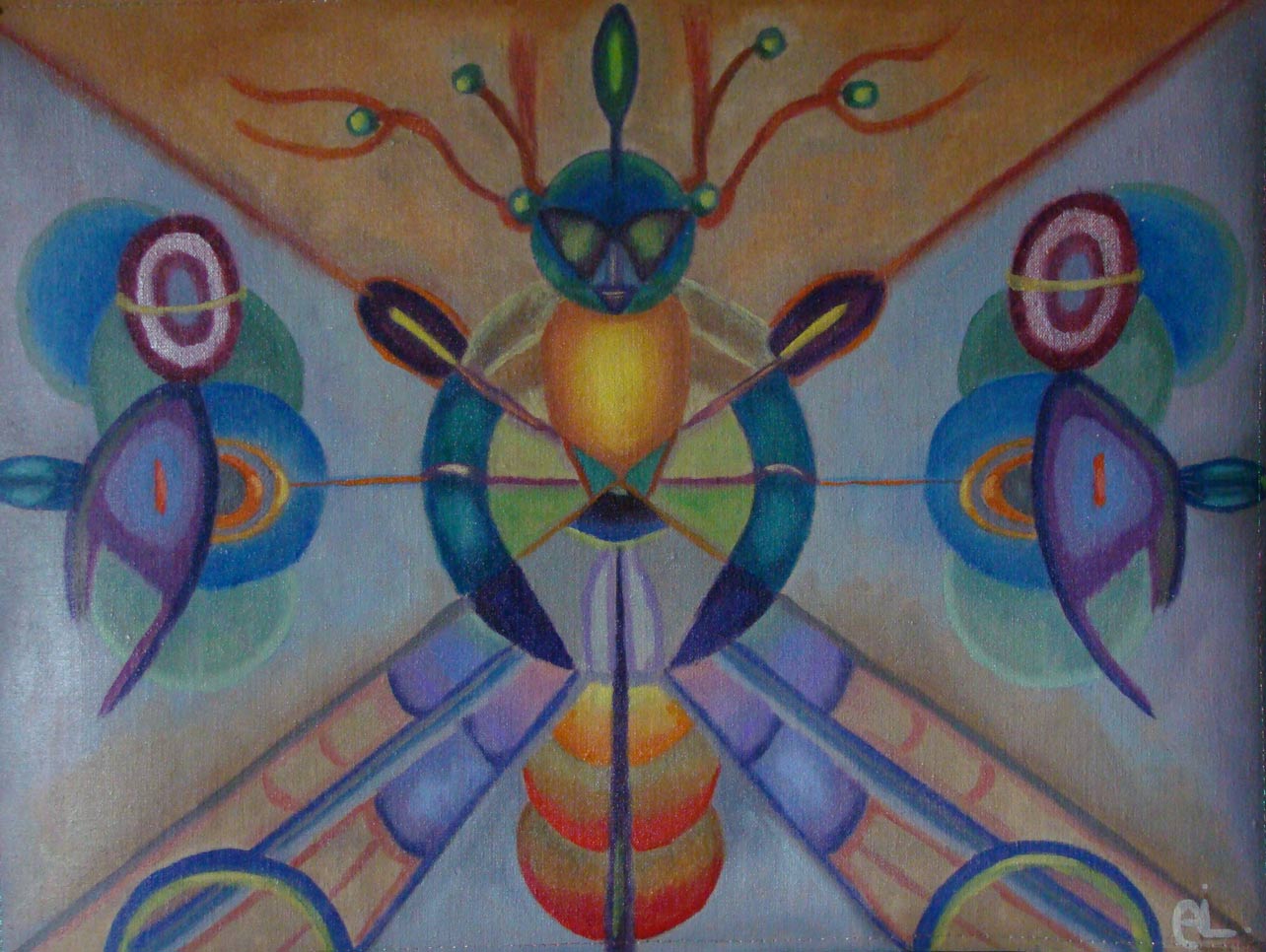 2022-11. Imagine 10. <br>31x40,5cm. Olieverf op los doek. </br>
