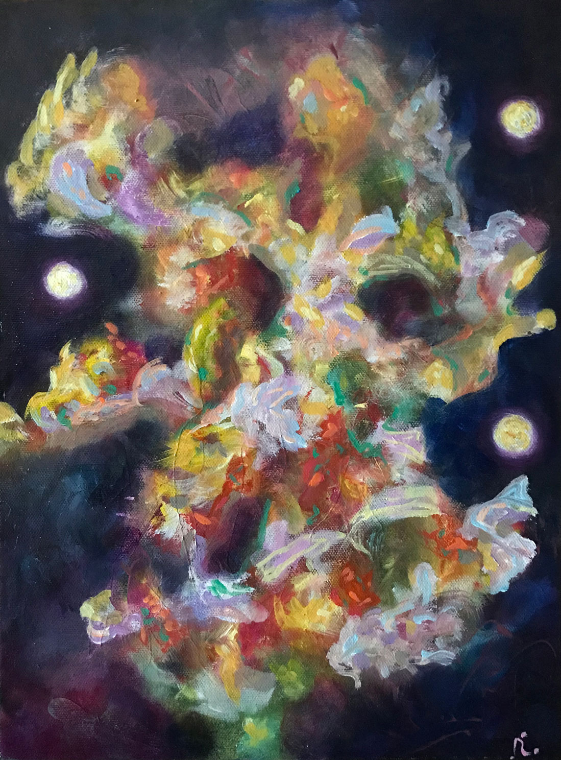 2025_18. Wish I were there. <br>40x30 cm. Acryl op doek. </br>